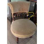 A Victorian salon/parlour chair