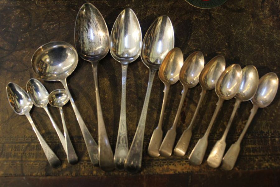 Silver spoons various