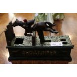 A show-jumper vintage moneybox