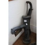 A cast iron water pump.