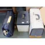 Three sewing machines, Frister & Rossman model 45 with pedal, Frister & Rossmann Beaver 9 MK II with