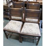 An Ercol refectory dining table together with five chairs