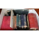 A box of books to include Mrs Beeton's Household management, Peter Pan etc.
