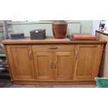 A modern oak sideboard, 86cm x 168cm