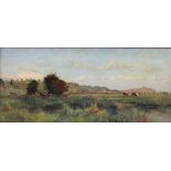 Frederick William Whitehead (1853-1938) "Near Rye", meadow with cattle,