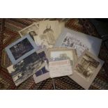 A quantity of Russian & other 19th century photographs all mounted on card