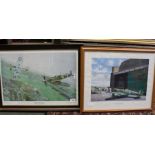 Two aviation prints "The Pride of Castle Bromwich" plus one other.