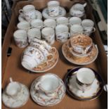 A selection of tea & coffee wares to include Aynsley