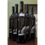 Six bottles of Spanish Tarrogona 2012.