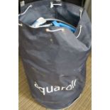 Aquaroll water container in a bag.