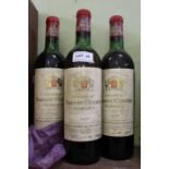 Chateau Malescot St Exupery 1970, Saint Estephe, 3 bottles