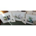 A selection of five pictures, all botanical subjects by Vivian Cawson. Three are signed.