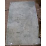 A Chinese celadon ground hearth rug