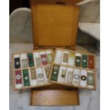 A large selection of 19th and early 20th century prepared microscope slides