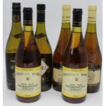 Long Flat Chardonnay-Semillon 1995, Tyrell’s, 2 bottles Verdelho Bin 600 1996, McGuigan, 2 bottles B