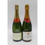 NV Bertrand de Bessac Champagne, 2 bottles NV Charles de Villers Champagne, 1 bottle (3)