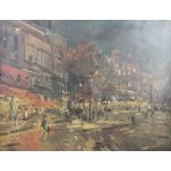 Konstantin Alexeevich Korovin (1861-1939) "Paris at night", oil painting on canvas, signed lower lef