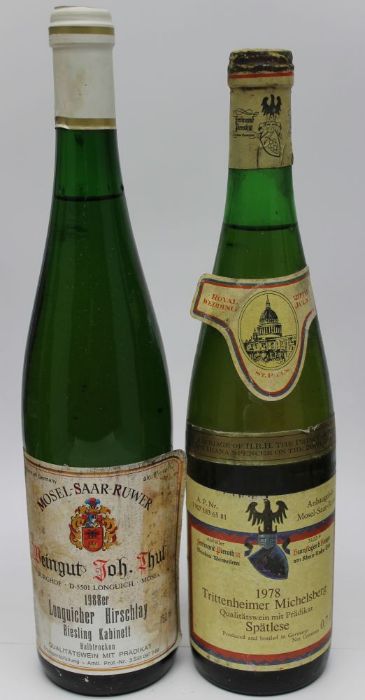 1994 Albiger Petersberg Auslese, Niederthaler Hof, 2 bottles 1998 Freinsheimer Musikantenbuckel Aus - Image 2 of 4