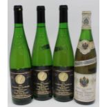 Brauneberger Kurfurstlay Riesling Kabinett 2001, 3 bottles Mehringer Zellerberg Riesling Spatlese 19