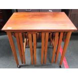 Retro Teak nest of five tables