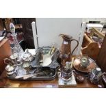 A selection of domestic wares various, the majority for the table top