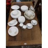 A selection of Coalport Countryware plates, together with other table top china to include Royal
