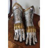 A pair of gauntlets