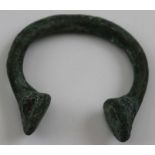An early bronze Torc bangle