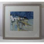 After Martin Proctor ' Beesands 2', limited edition print, 18/150, signed, 31cm x 37cm, framed mount