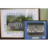 A West Bromwich Albion team photograph 1954 together with WBA team photograph 2010-2011, signed