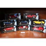 A set of eight Sports & Racing cars, 'Classico', in original boxes