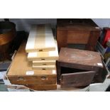 A quantity of Entomology equipment, storage boxes, travel box with handle, caterpillar hatching box