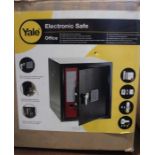 A Yale electronic office safe