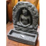 A cast replica of a Buddhist shrine