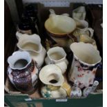 A box containing a selection of assorted ceramics and chinaware's