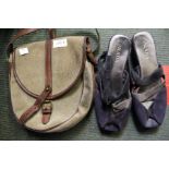 Prada shoes, and Mulberry bag