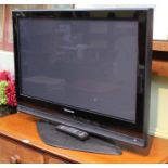 A Panasonic 36" flat screen television