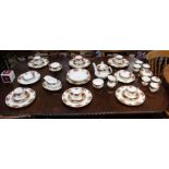 An extensive collection of Royal Albert Old Country Roses tea & dinner service, 12 cups & saucers, l