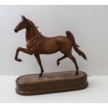 Royal Worcester limited edition American Saddlehorse, modelled by Doris Linder 1973