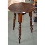 A 19th century pine cricket table