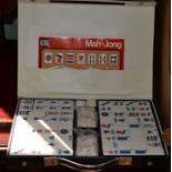 A cased Mah-Jong set