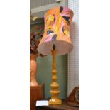 A Retro lamp with very funky shade