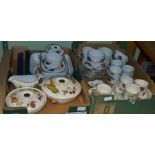 Two boxes of Royal Worcester 'Evesham' tableware