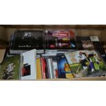 A box containing a selection of CD's various