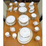 An extensive collection of Royal Worcester Grey Mountbatten tea and dinner wares