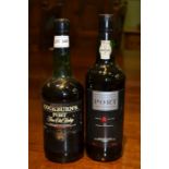 Cockburns fine old Ruby port with another late bottled vintage port (1988) - Smith and Woodhouse