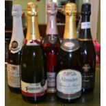 Freixenet Brut Rosado nv Cava Seleccion Codorniu Brut nv Cava Almaden Vineyards Blanc de Blancs Extr