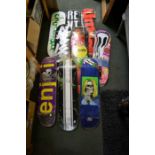 Nine skateboard decks various