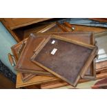 Three wooden trays