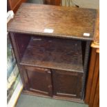 A small early 20th century bedside cupboard
